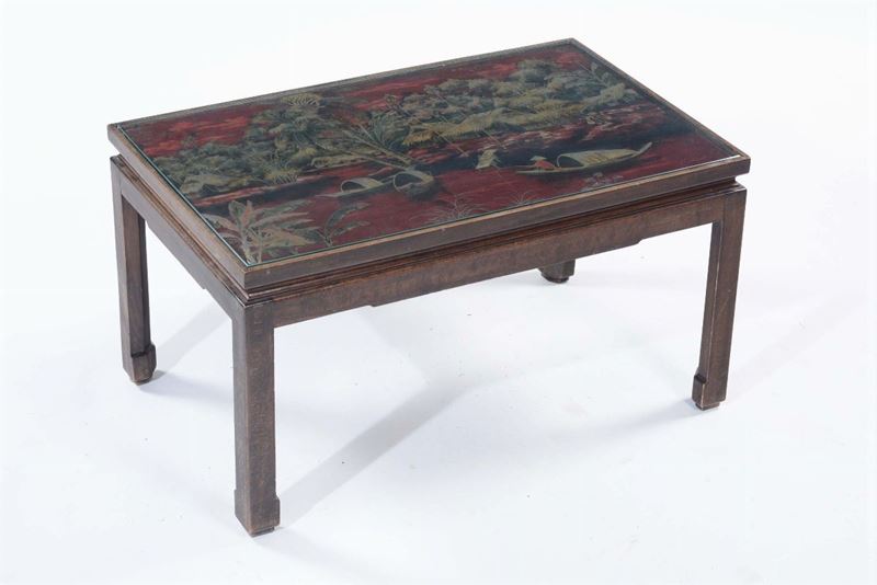 Tavolino basso laccato a cineserie  - Auction Asta a Tempo Antiquariato - Cambi Casa d'Aste