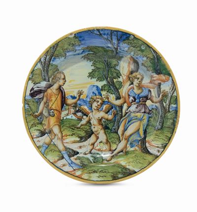Piatto Urbino, 1570 Ca.