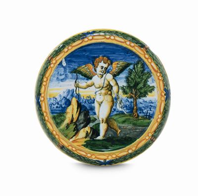 Coperchio di Impagliata Urbino, Seconda Metà del XVI Secolo