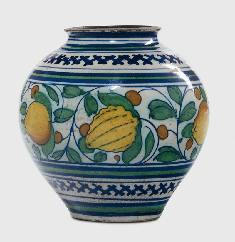 Boccia Venezia, seconda metà XVI secolo  - Auction Collectors' Majolica and Porcelain - Cambi Casa d'Aste