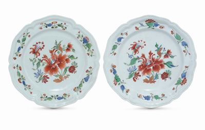 Due Piatti Doccia, Manifattura Ginori, 1750-1760 Circa