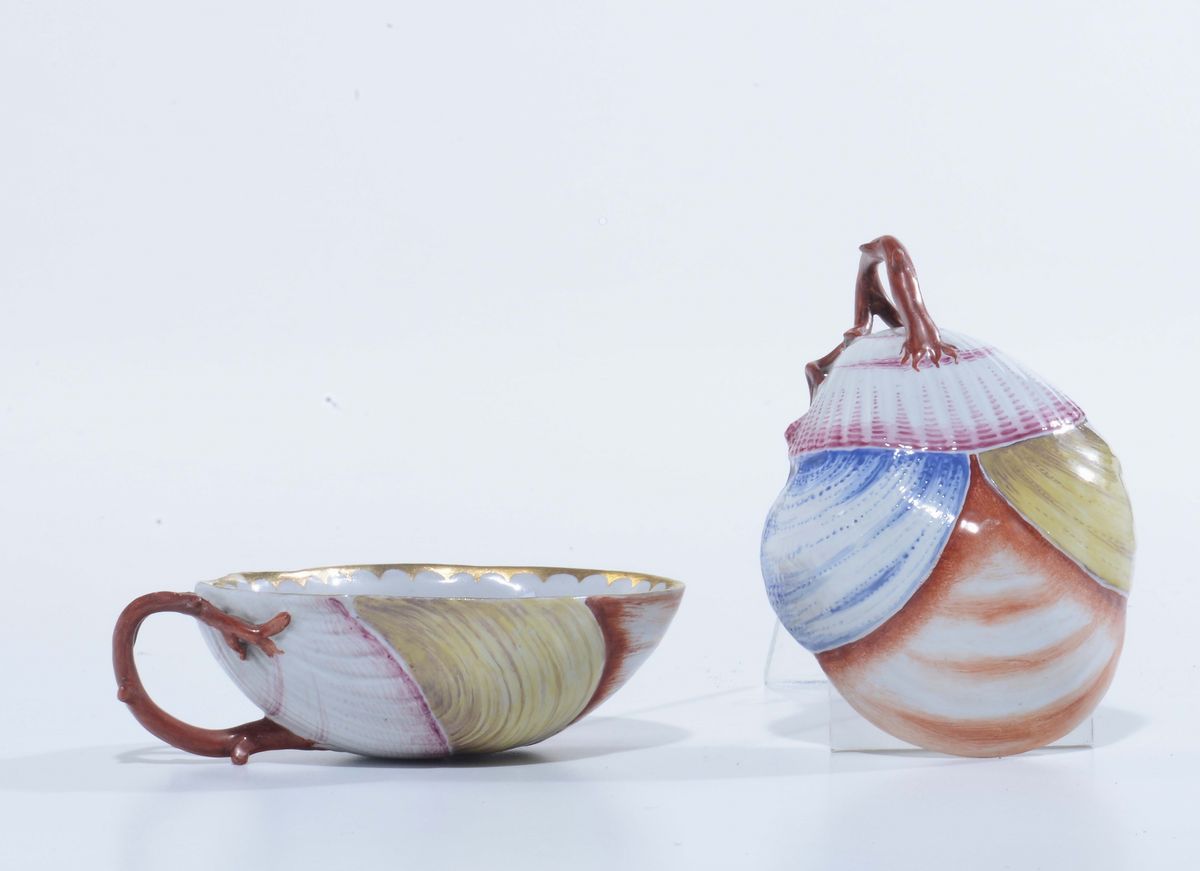 Coppia di Sorbettiere Doccia, Manifattura Ginori, 1790 Circa