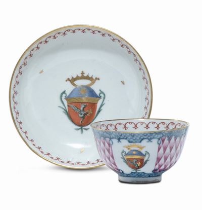Tazza le Nove, Manifattura di Pasquale Antonibon, 1770 Circa