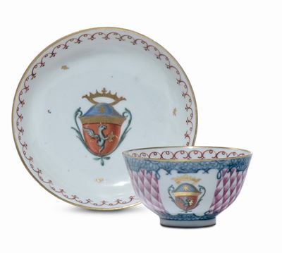 Tazza le Nove, Manifattura di Pasquale Antonibon, 1770 Circa