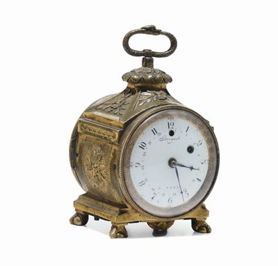 Piccola Marescialla Rospetta in Bronzo Dorato, Breguet a Paris, Fine XVIII Secolo