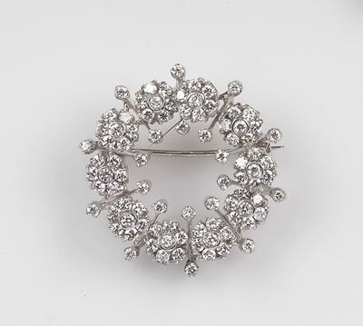 Spilla “ghirlanda” con Diamanti