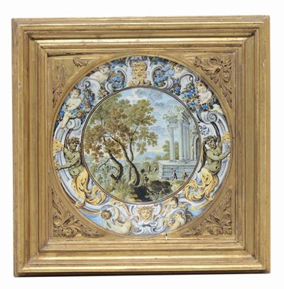 Piatto Castelli, Carlo Antonio Grue, Circa 1700-05