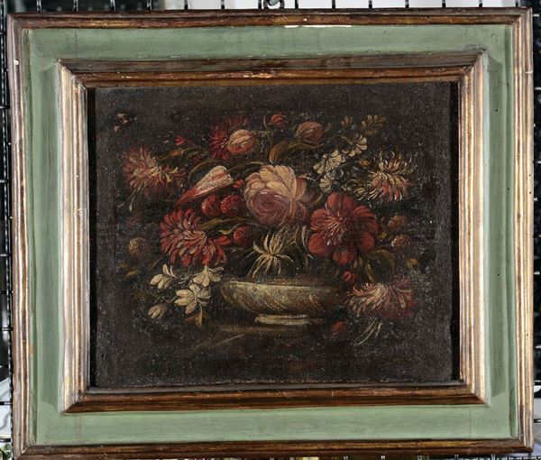 Scuola del XVII secolo Nature morte floreali