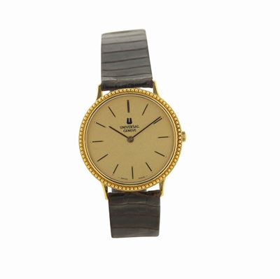 Universal Geneve, Orologio da Polso, in Oro Giallo 18k, Cassa No. 2-567, Fibbia Originale Univers...