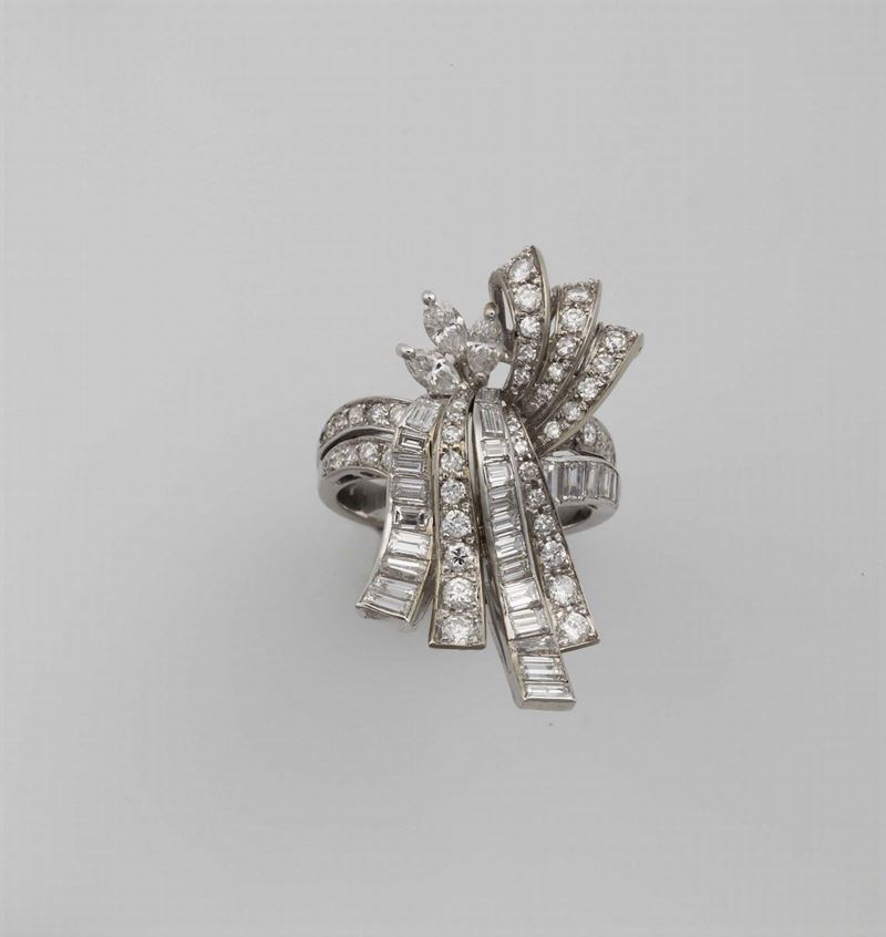 Diamond ring, Lunati  - Auction Jewels Timed Auction - Cambi Casa d'Aste