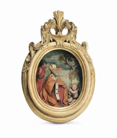 Vescovo Ceroplasta Italiano Italia Centro-meridionale, XVII-XVIII Secolo