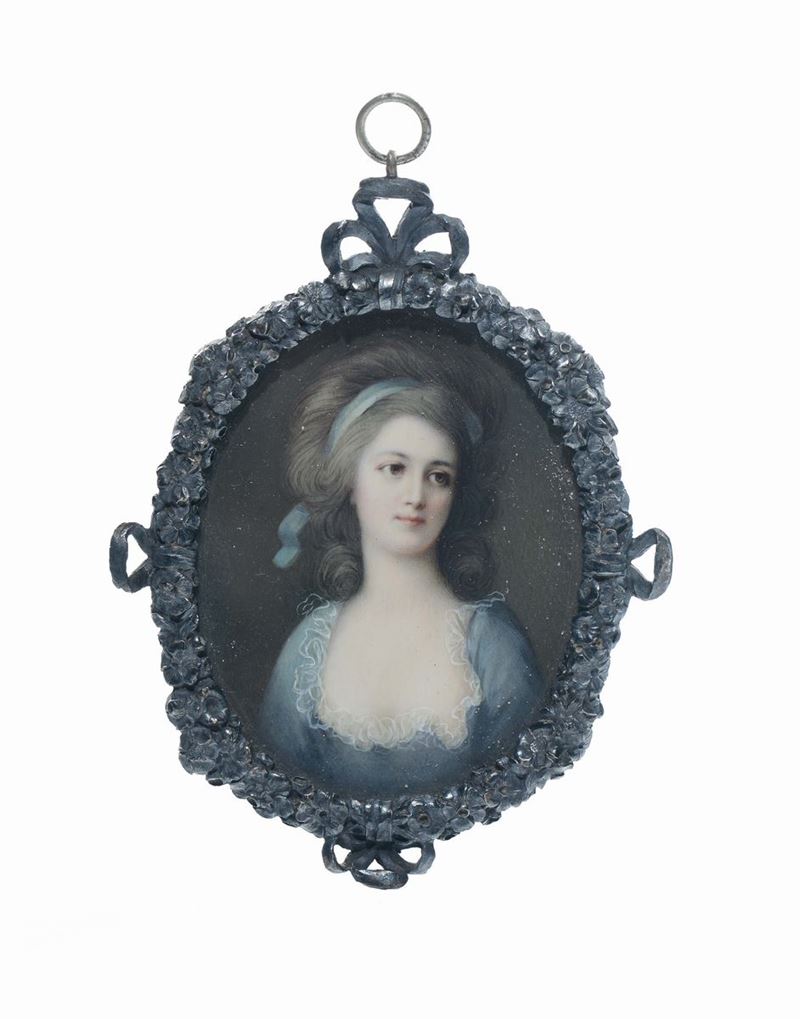 Anonimo del XIX secolo Figura femminile  - Asta Argenti da Collezione Italiani ed Europei - Cambi Casa d'Aste