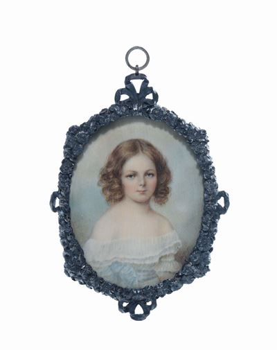Anonimo del XIX Secoloritratto di Bambina