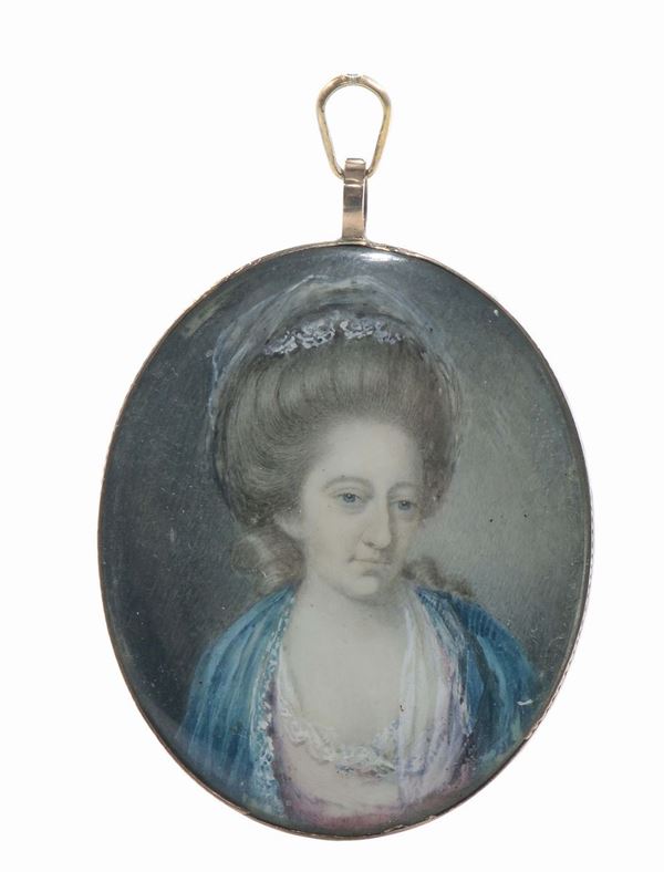 Anonimo Inglese del XVIII secolo Ritratto di signora