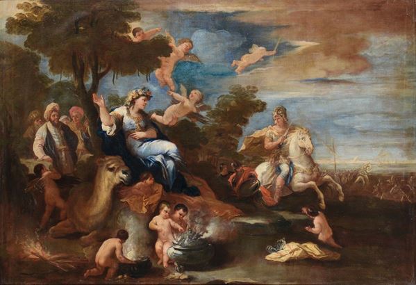 Luca Giordano (Napoli 1634-1705), attribuito a Allegoria dell’Asia