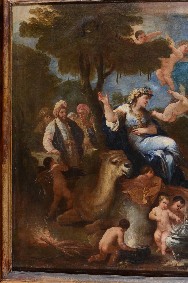 Luca Giordano (napoli 1634-1705), Attribuito Aallegoria Dell’asia