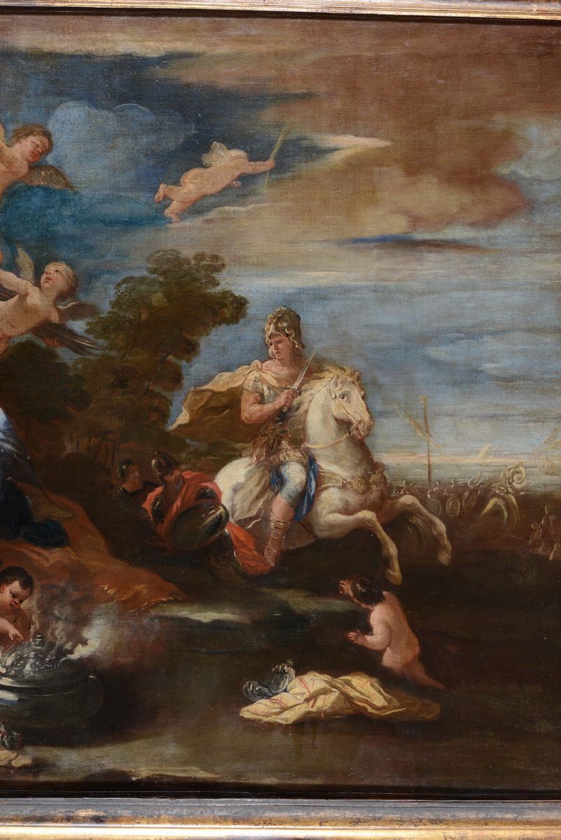 Luca Giordano (napoli 1634-1705), Attribuito Aallegoria Dell’asia