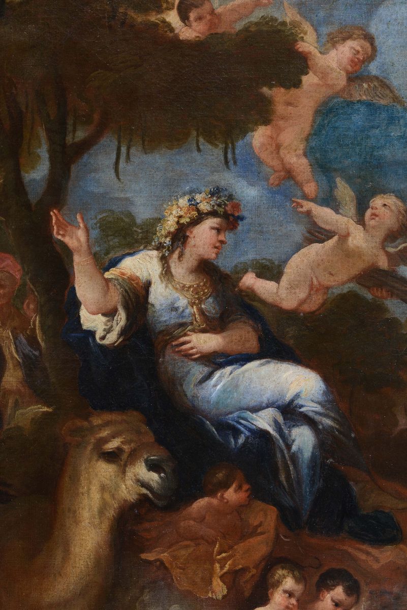Luca Giordano (napoli 1634-1705), Attribuito Aallegoria Dell’asia