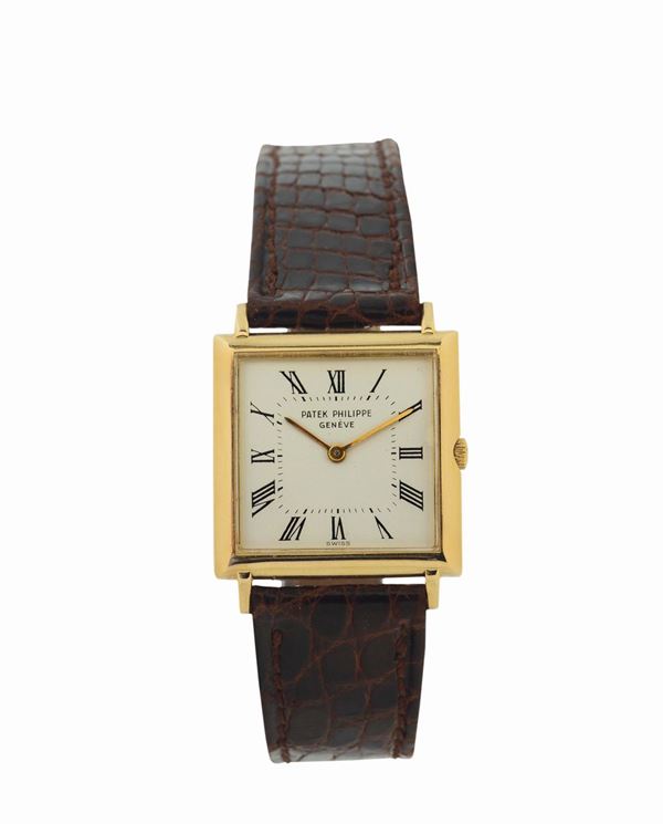 Patek Philippe,Gondolo, 18K yellow gold wristwatch. Made in the 1980's.