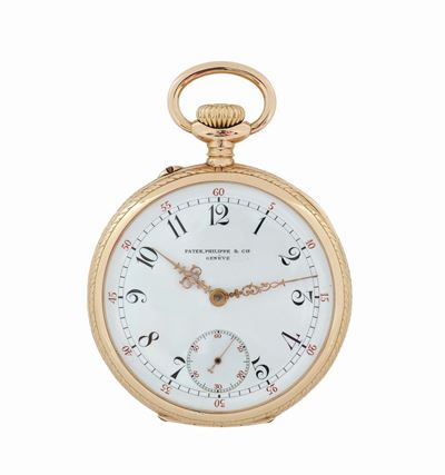 Patek Philippe, Orologio da Tasca, in Oro Rosa 18k, Movimento No. 123005, Cassa No.233990. Realiz...
