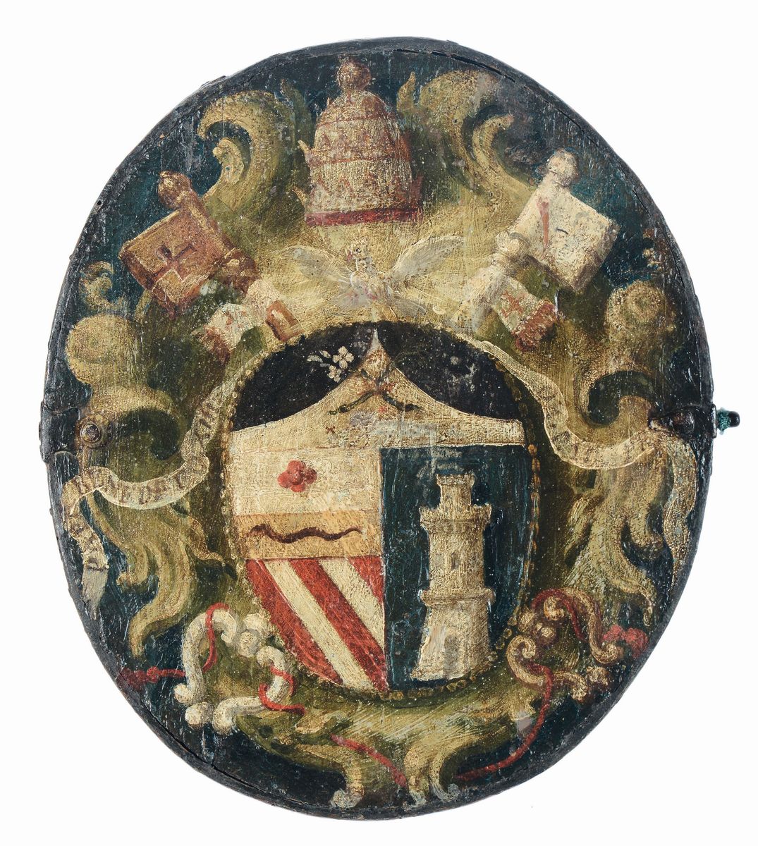 Angelo Sarti (atribuito A) Benedetto XIII Cere Policrome