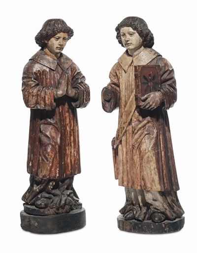Scultore Lombardo o Veneto degli Inizi del XVI Secolosanti Oranti