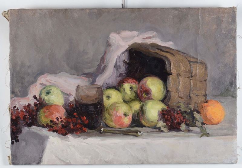 Grigorij Aleksandrovic Sretenskij (1899-1972), attribuito a Natura morta  - Auction Furnishings from the mansions of the Ercole Marelli heirs and other property - Cambi Casa d'Aste