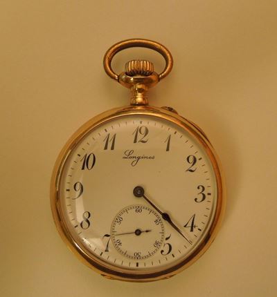Longines, “grand Prix Paris 1900, Cassa No. 1750223, Orologio da Tasca, in Oro Giallo 18k. Realiz...