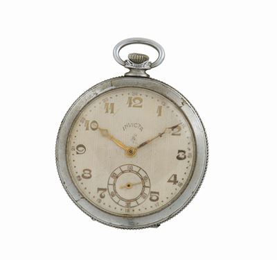 Invicta, Orologio da Tasca, in Metallo. Realizzato nel 1930 Circa.