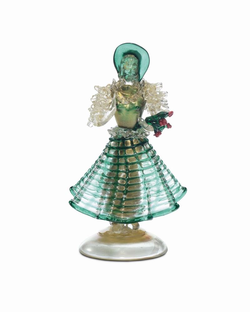 Figura femminile in vetro  - Asta Antiquariato - Cambi Casa d'Aste