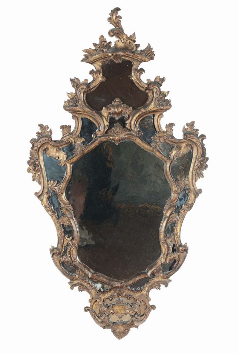 Specchiera in stile, inizio XX secolo  - Asta Arredi dalle dimore degli eredi Ercole Marelli e altre provenienze - Cambi Casa d'Aste