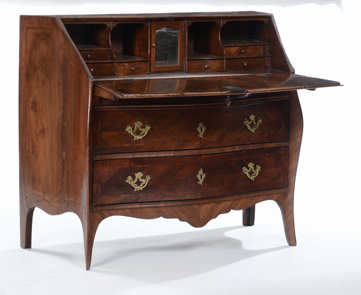 Bureau Luigi XV Lastronato, Xgenova VIII Secolo