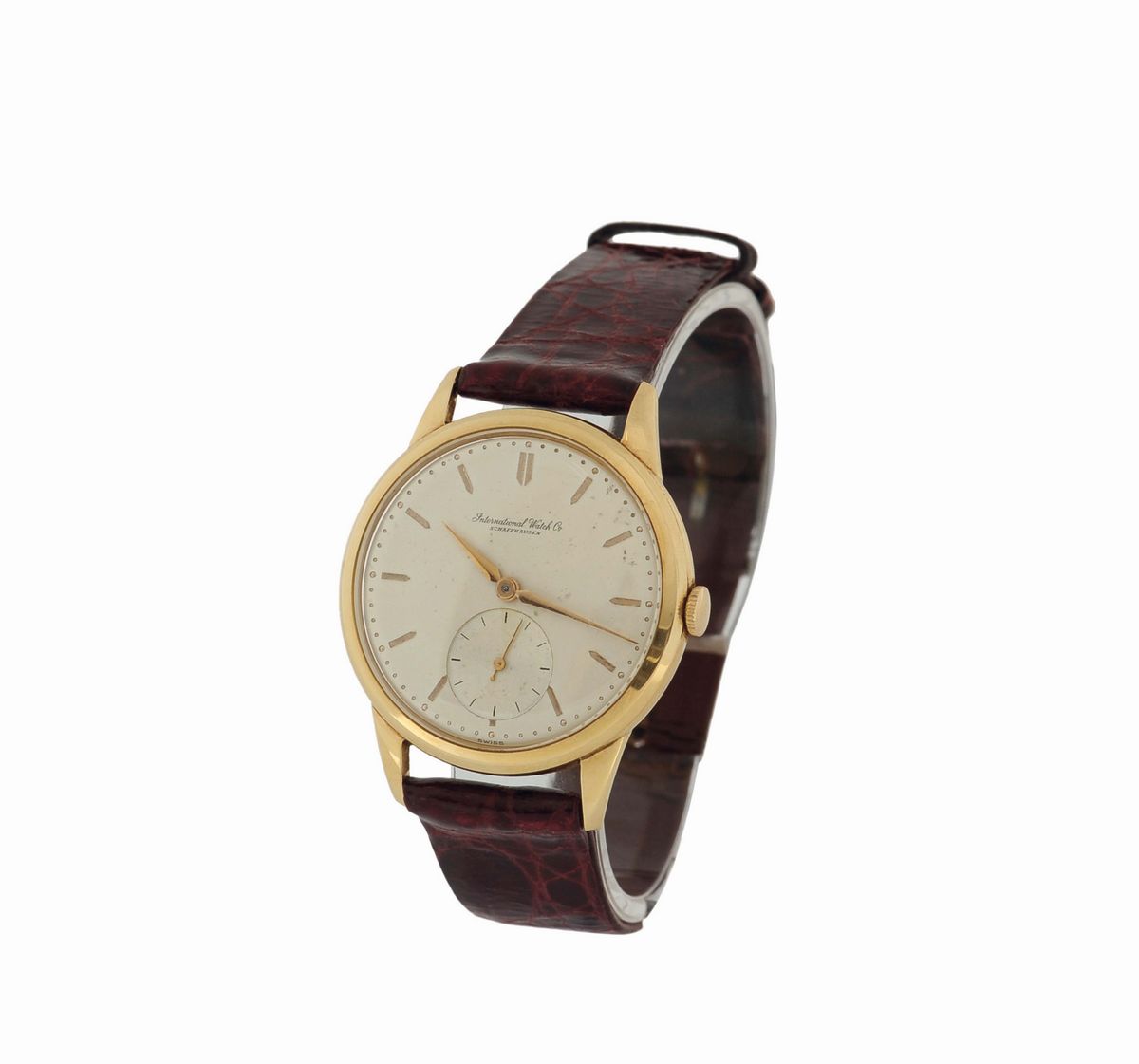 Iwc, International Watch&co.schaffhausen, Cassa No 1442481,movimento No.1393981, in Oro Giallo 18...