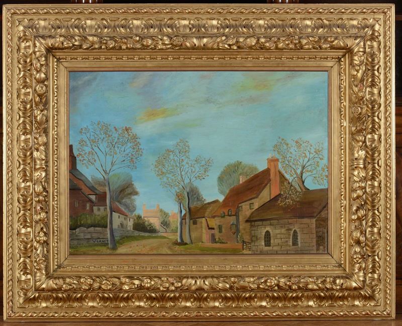 Vernet Villaggio di campagna  - Auction Furnishings from the mansions of the Ercole Marelli heirs and other property - Cambi Casa d'Aste