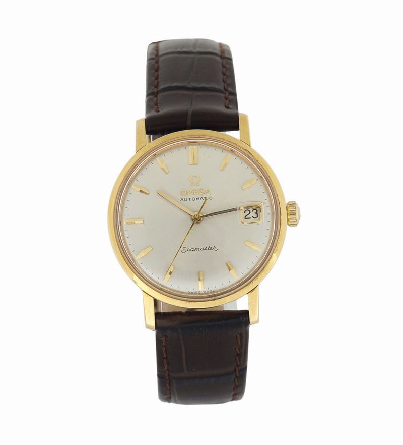 OMEGA, 18K yellow gold, self-winding, water resistant wristwatch with date. Made in the 1960's  - Auction Watches and Pocket Watches - Cambi Casa d'Aste