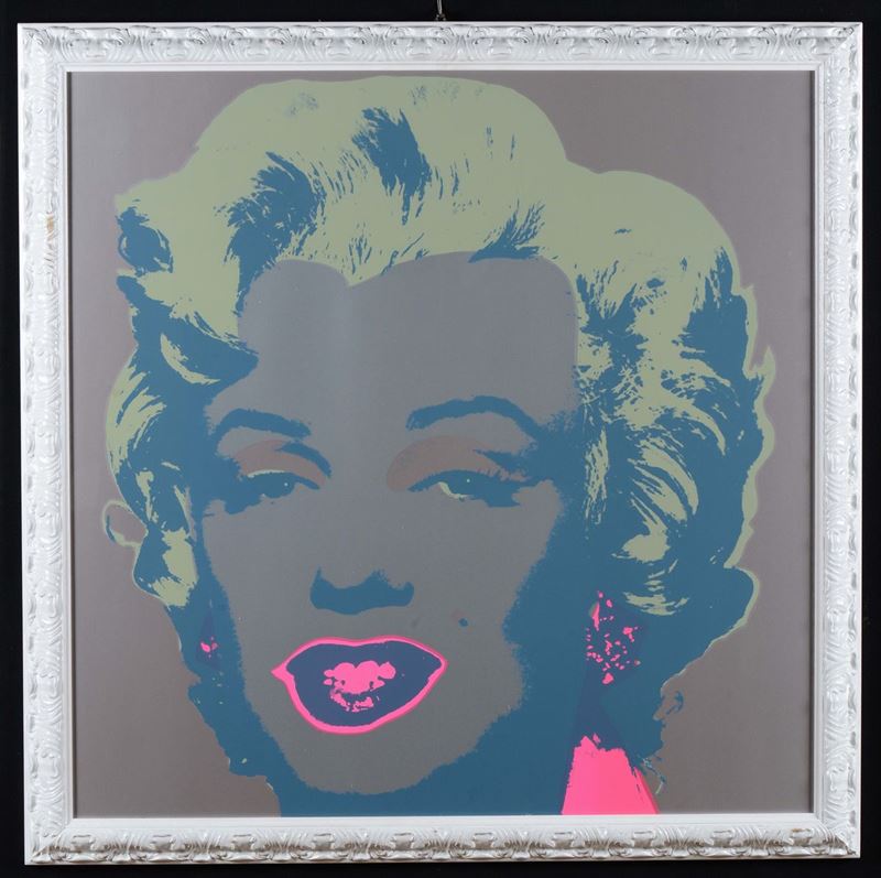 Andy Warhol (after) Marilyn Monroe 11.26  - Asta Arredi dalle dimore degli eredi Ercole Marelli e altre provenienze - Cambi Casa d'Aste