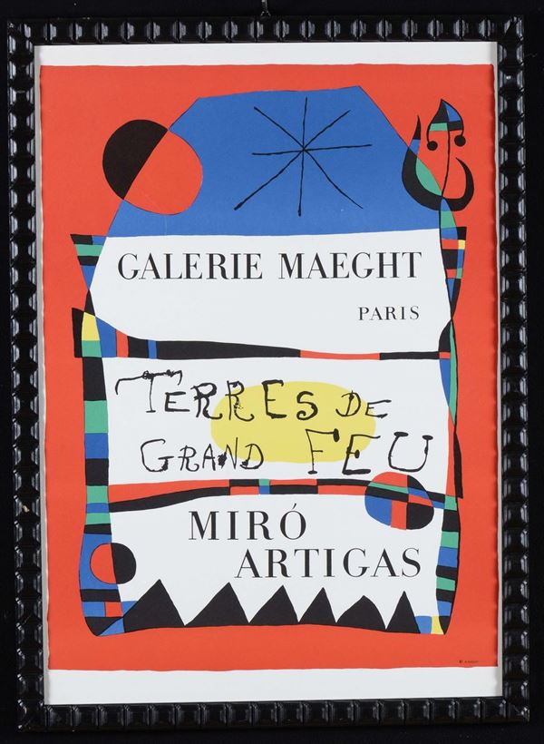 Locandina della mostra Mirò (Morlot)