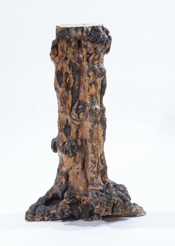 Colonna in legno di ulivo