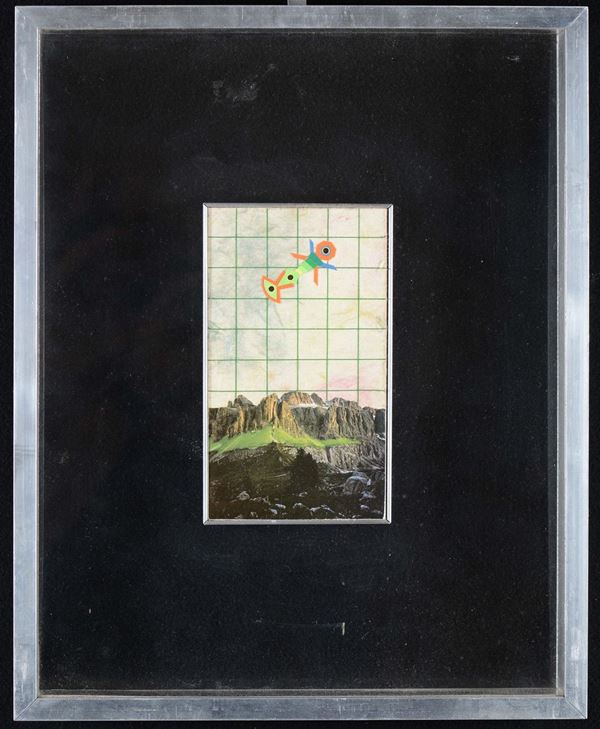 Collage a firma Renato Volpini