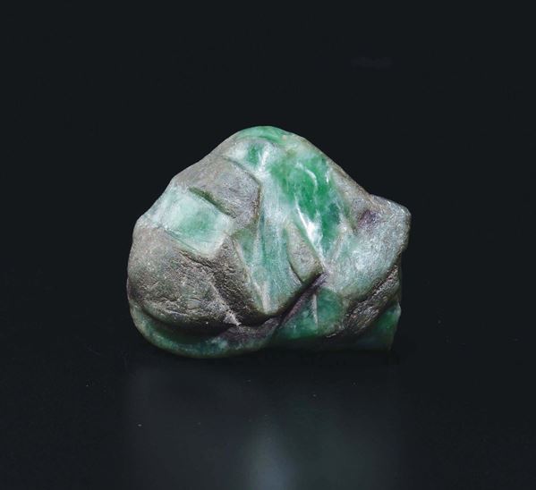 A jadeite matrix, China, early 20th century