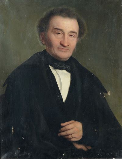 Francesco Hayez (venezia 1791 - Milano 1882), Attribuito Aritratto Maschile