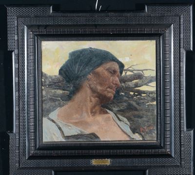 Teofilo Patini (1840-1906)testa Femminile