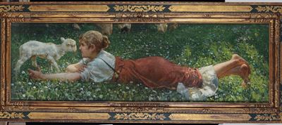 Francesco Paolo Michetti (1851-1929)la Pastorella
