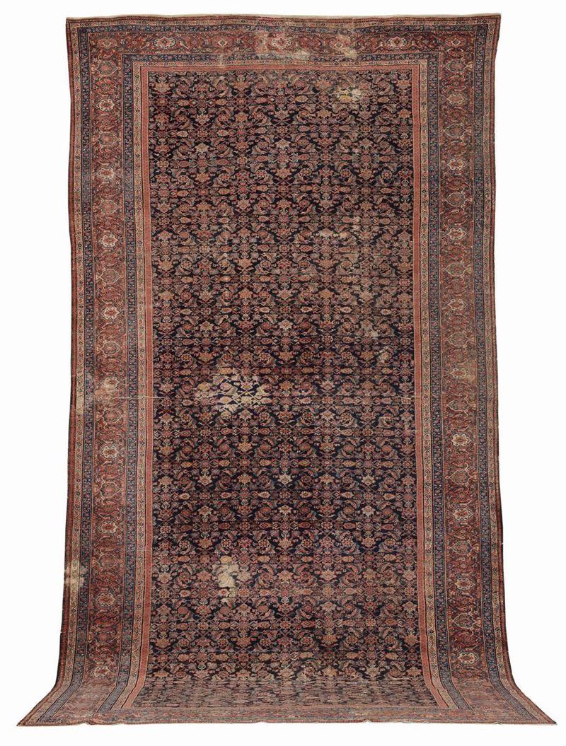Grande tappeto persiano Ferahan fine XIX secolo  - Asta Arredi dalle dimore degli eredi Ercole Marelli e altre provenienze - Cambi Casa d'Aste