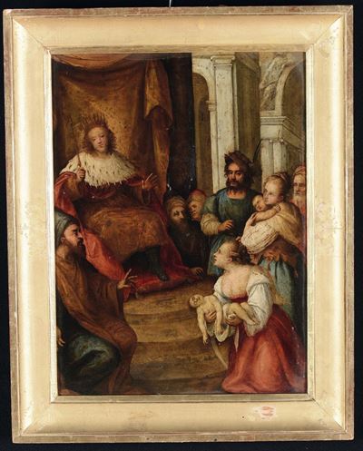 Scuola del XVIII Secoloil Giudizio di Salomone