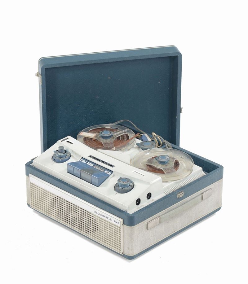 Magnetofono a valvole Radiomarelli RM5, 1960-1965  - Asta Arredi dalle dimore degli eredi Ercole Marelli e altre provenienze - Cambi Casa d'Aste