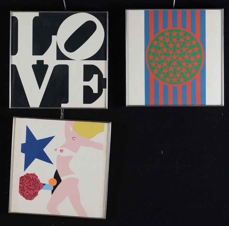 Lotto di tre grafiche  - Auction Furnishings from the mansions of the Ercole Marelli heirs and other property - Cambi Casa d'Aste