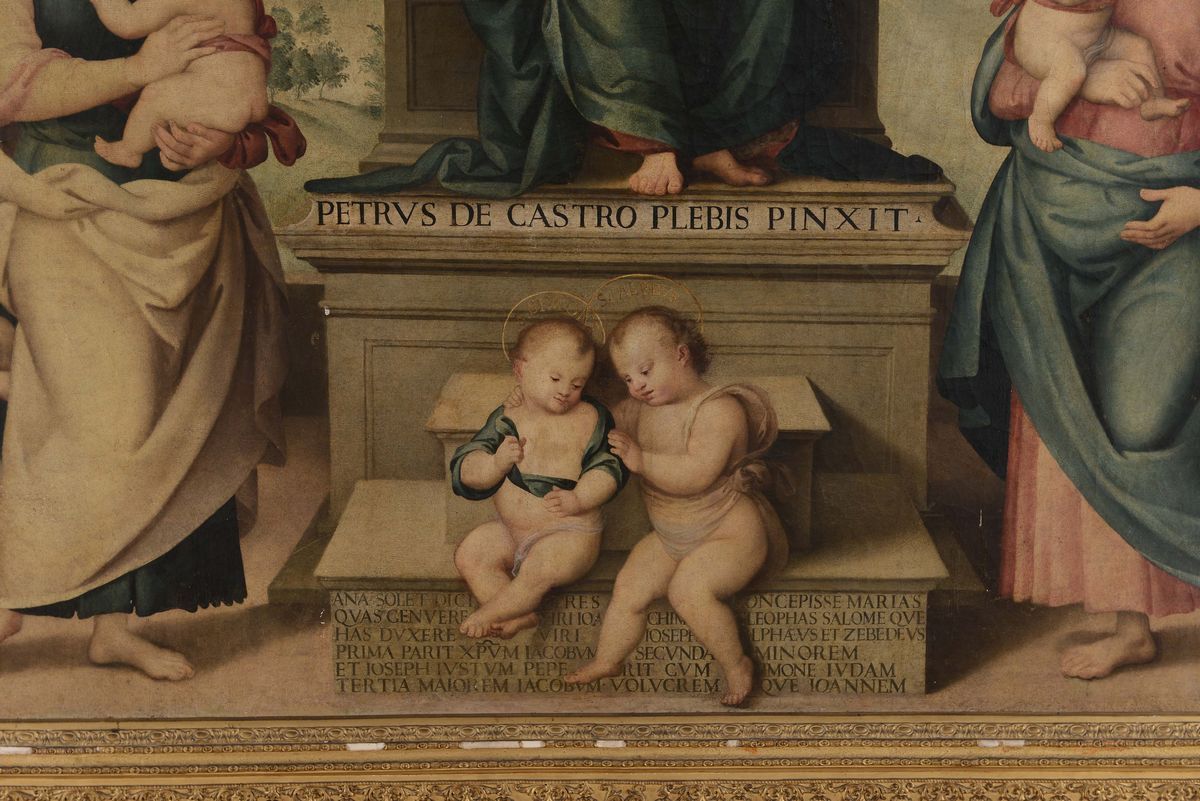 Scuola Italiana del XIX Secolo, Copia da Pietro Vannucci Detto il Peruginomadonna con Bambino in ...