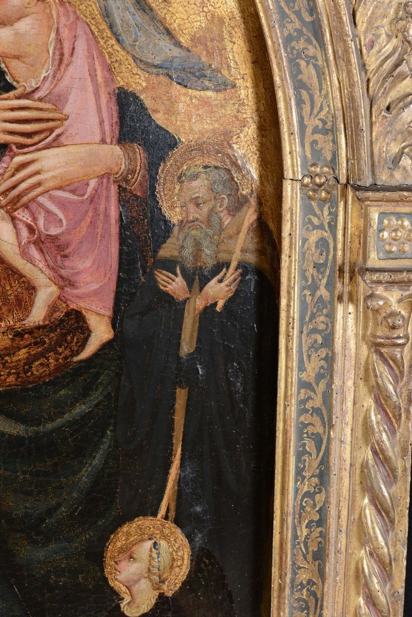 Parri di Spinello (1387 Circa - 1453), Attribuito Amadonna con Bambino e Santi