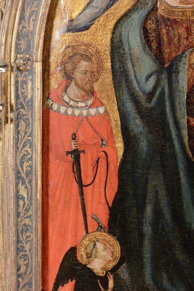 Parri di Spinello (1387 Circa - 1453), Attribuito Amadonna con Bambino e Santi
